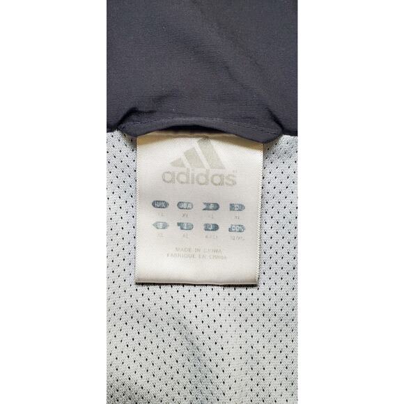 Adidas Nebraska Jacket Sz XL Men's Black Golf Windbreaker Full Zip C14-8 - Picture 7 of 10